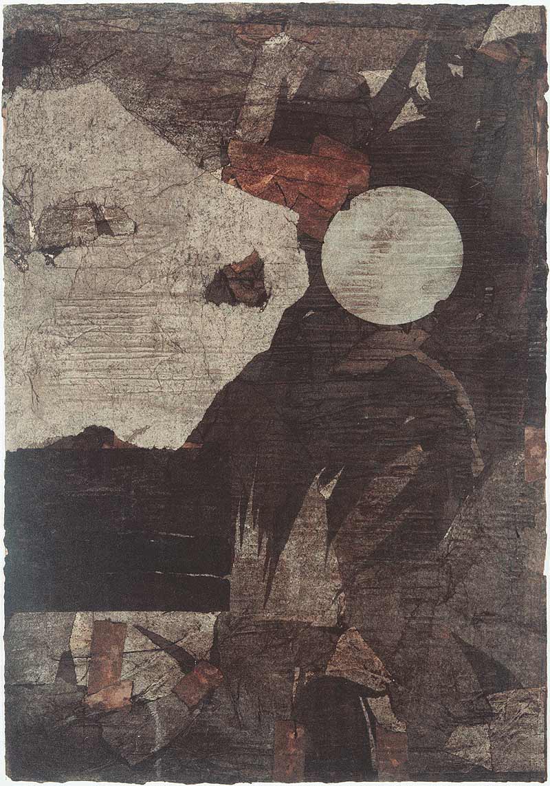 Stefan Kraft; ohne Titel, 1992; Collage und Öl auf Papier, 100,8 x 70,3 cm; &copy; Stefan Kraft / VG Bild-Kunst, Bonn