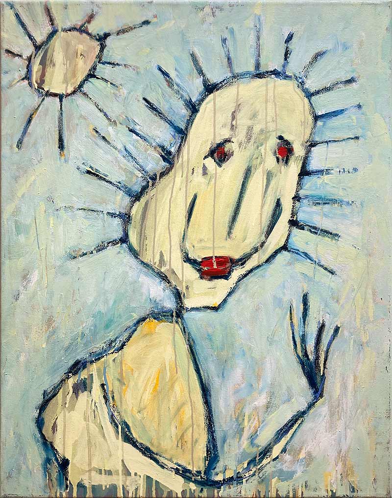 Stefan Kraft; Mutterbild, 2001; Acryl und Öl auf Leinwand, 70 × 55 cm; &copy; Stefan Kraft / VG Bild-Kunst, Bonn