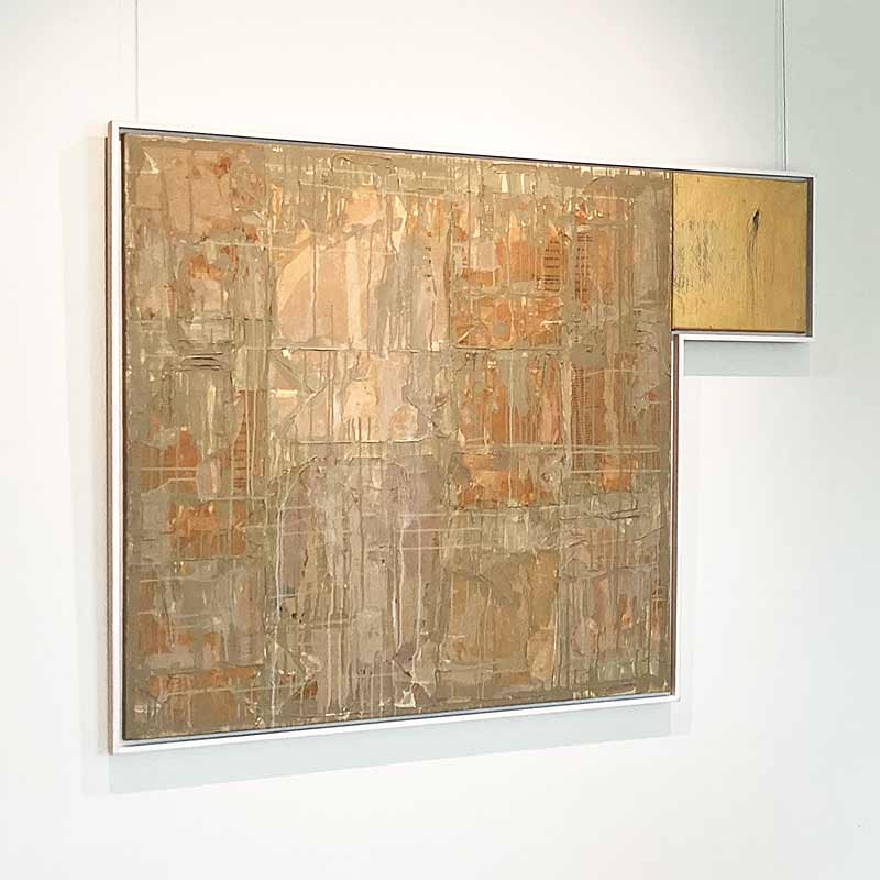 Du gehörst zu mir, 1986–2015; Collage, Acryl und Öl auf Leinwand, 100 × 130 cm, © Stefan Kraft / VG Bild-Kunst, Bonn 