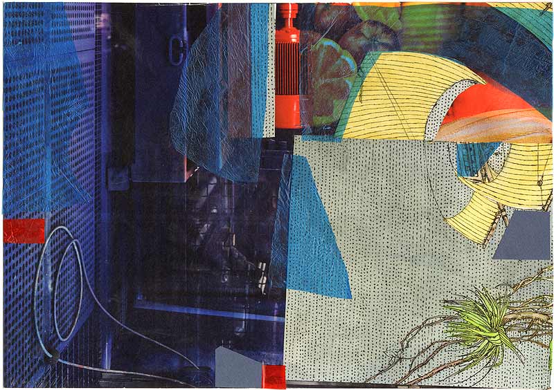 Stefan Kraft; Magellan, 2020; mit Stephanie Krumbholz; Collage (angefangen von S. Kraft, fertiggestellt von S. Krumbholz), 21 x 29,7 cm; © Stephanie Krumbholz / Stefan Kraft / VG Bild-Kunst, Bonn