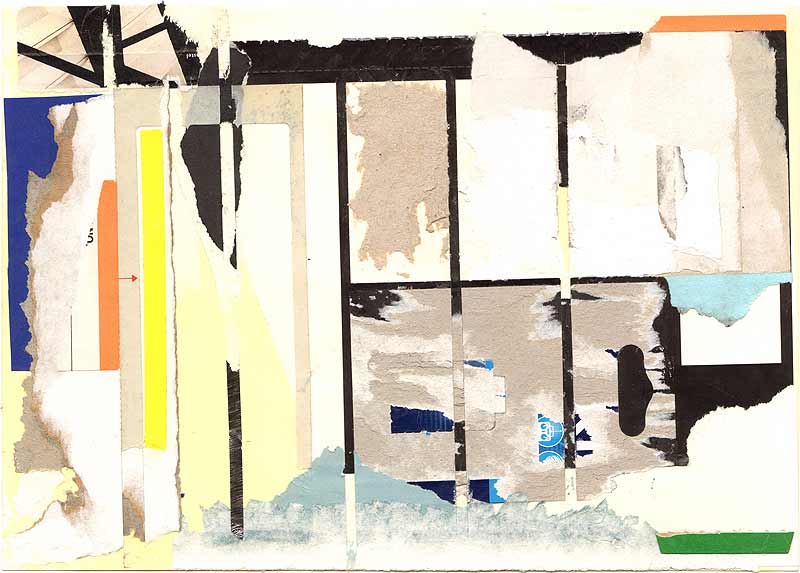 Stefan Kraft; Das da draußen, 2020; mit Stephanie Krumbholz; Collage (angefangen von S. Krumbholz, fertiggestellt von S. Kraft), 21,2 × 29,6 cm; &copy; Stefan Kraft / Stephanie Krumbholz / VG Bild-Kunst, Bonn