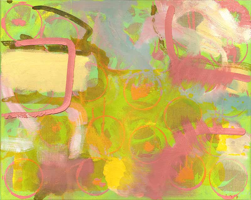 Stefan Kraft; Secret Garden, 2022; mit Michaela Seliger; Öl auf Leinwand (angefangen von S. Kraft, fertiggestellt von M. Seliger), 40 × 50 cm; © Michaela Seliger / Stefan Kraft / VG Bild-Kunst, Bonn