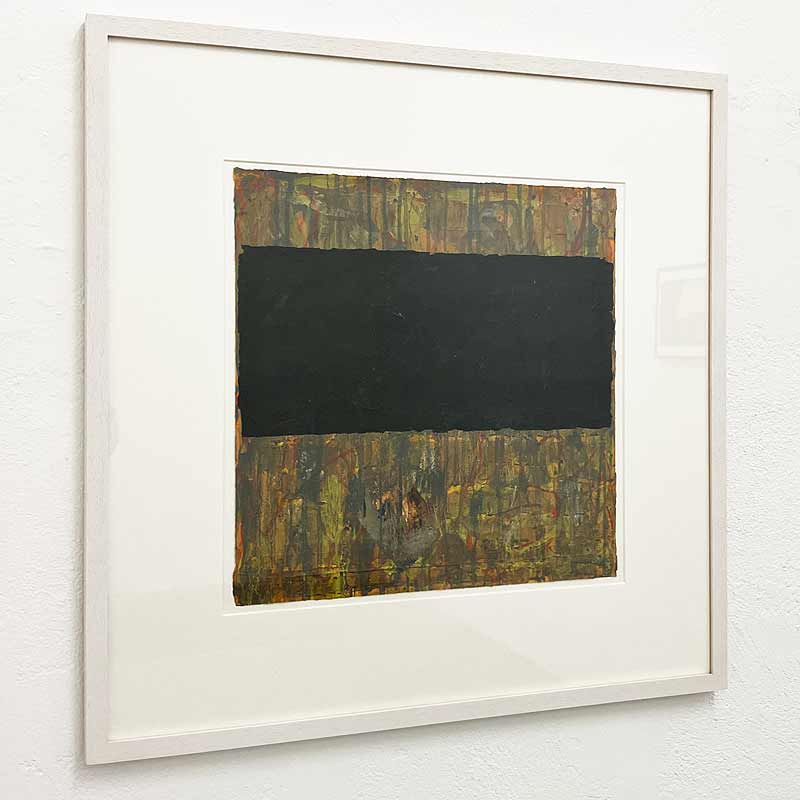 KC I, 2026; Mischtechnik auf Papier, ca. 44 × 44 cm, © Stefan Kraft / VG Bild-Kunst, Bonn 